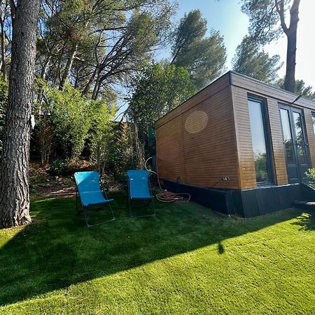 Charmant Studio Lodge Climatise Avec Jardin Et Vue Sur Le Pic Saint Loup Jacou Eksteriør bilde